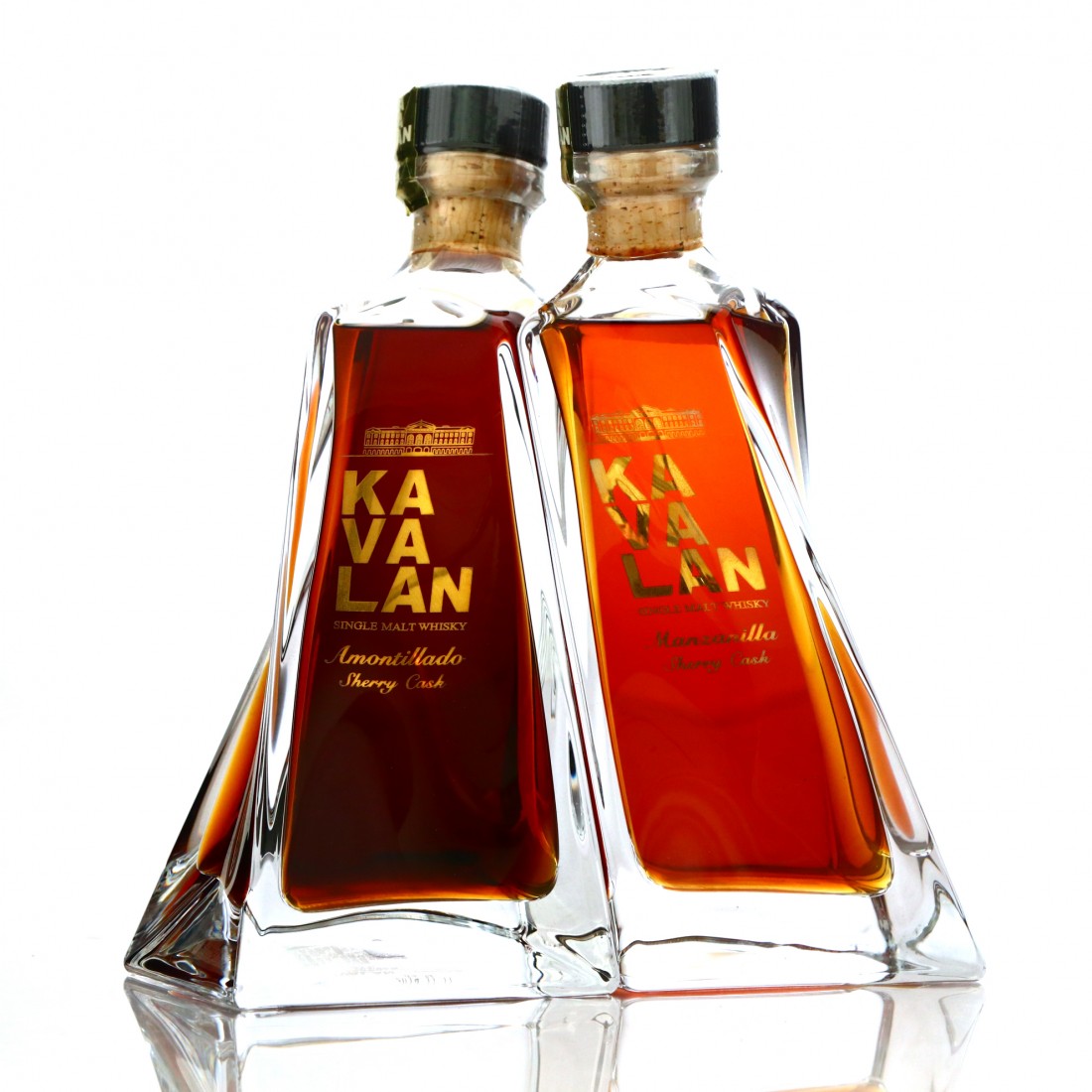 Kavalan Cask Strength Amontillado and Manzanilla Decanter Gift Set