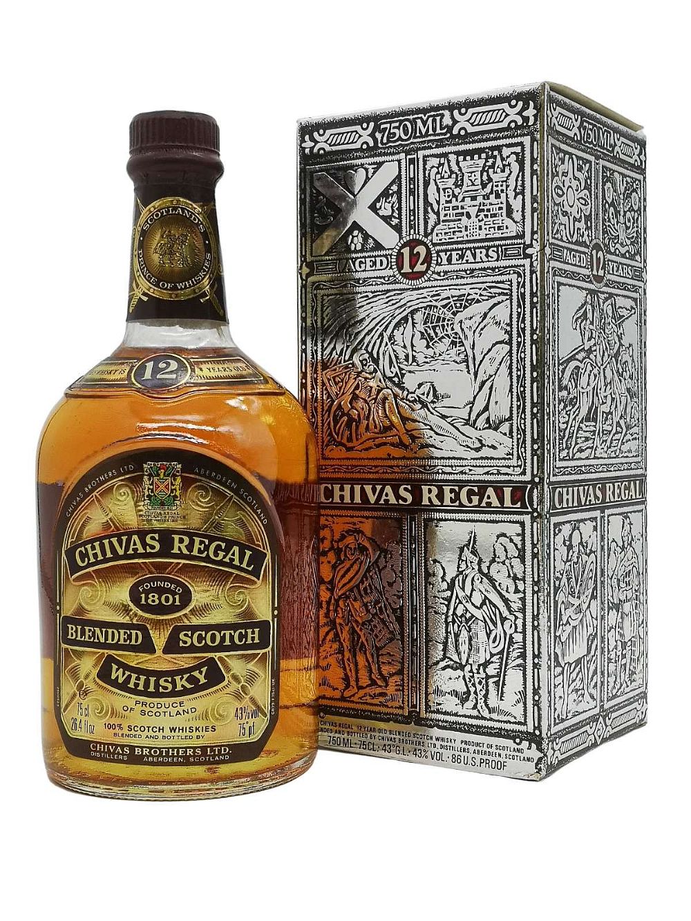 Chivas Regal 12 year old (older packaging) | Whiskey Bidders