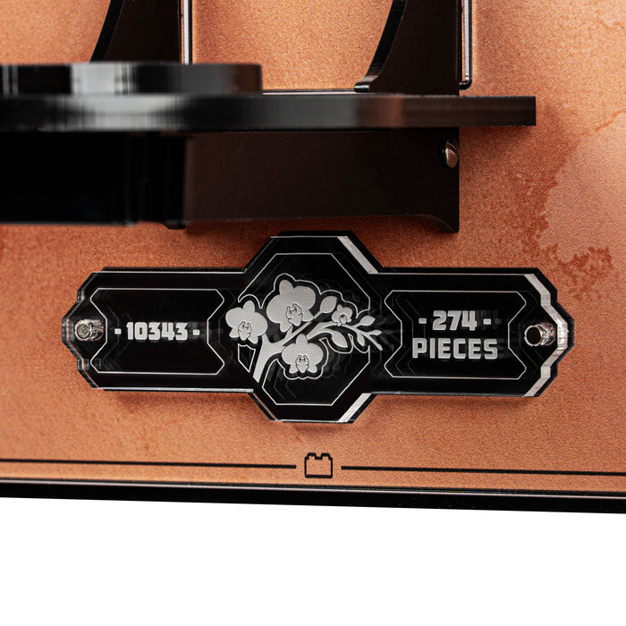 Wall Mounted Display Stand for LEGO® Botanicals Mini Orchid (10343