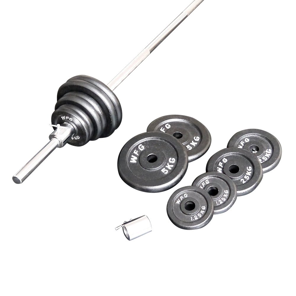 レギュラー バーベルセット | 自宅で筋トレ、ベンチプレスをするなら