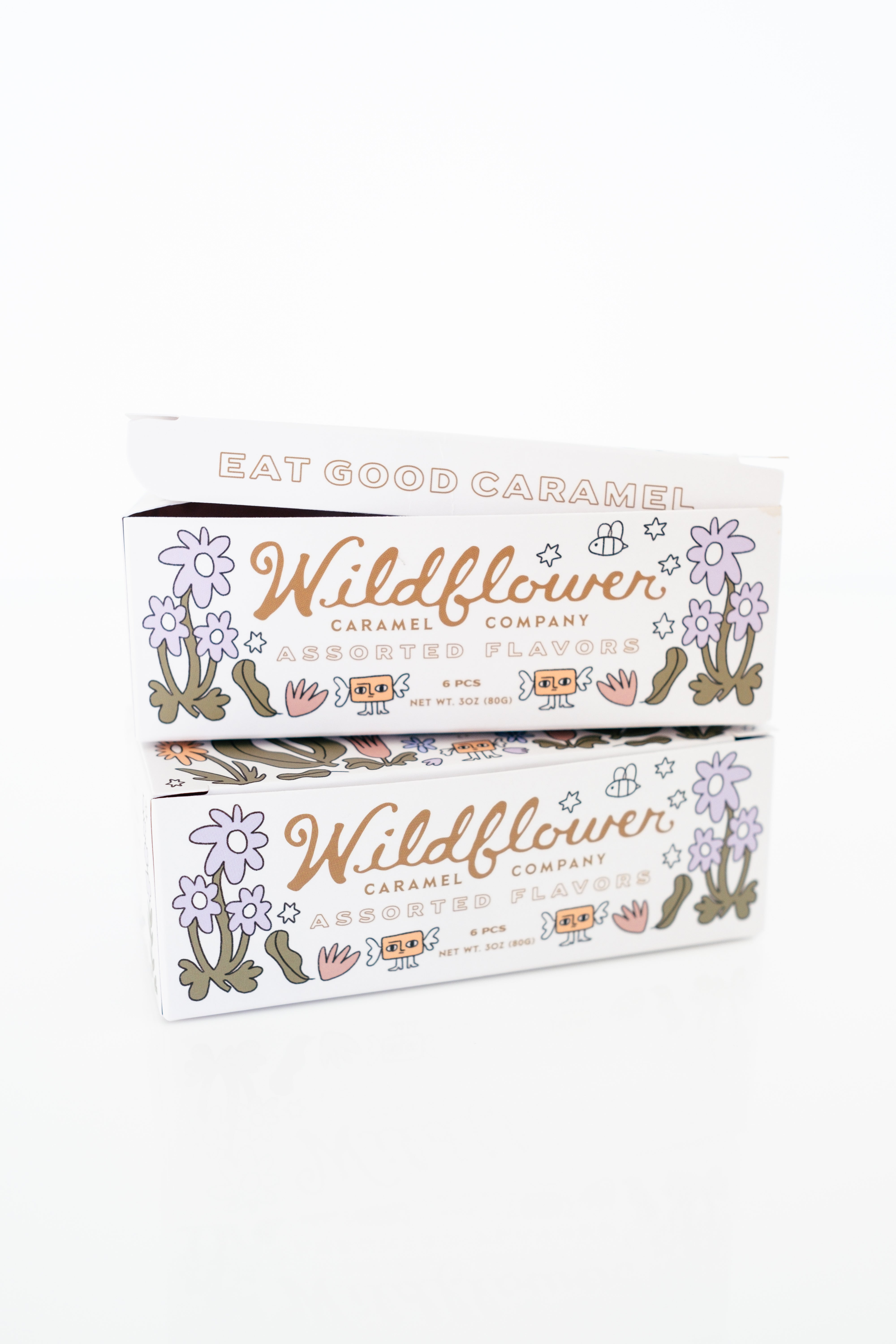 Assorted 6 Piece Box | Wildflower Caramel Co.