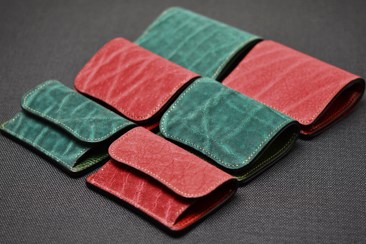 エレファントレザー×ドラーロを用いた革小物シリーズについて 1