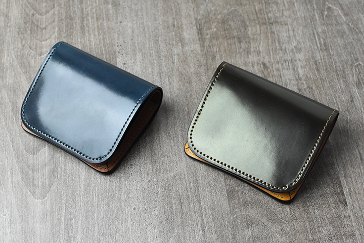 シェルコードバン×フルグレインブライドルレザーシリーズについての