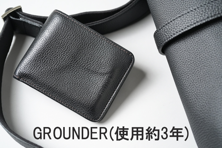 小物 WILDSWANS SHRUNKEN CALF / NORMA(S) The potentially useful pouch