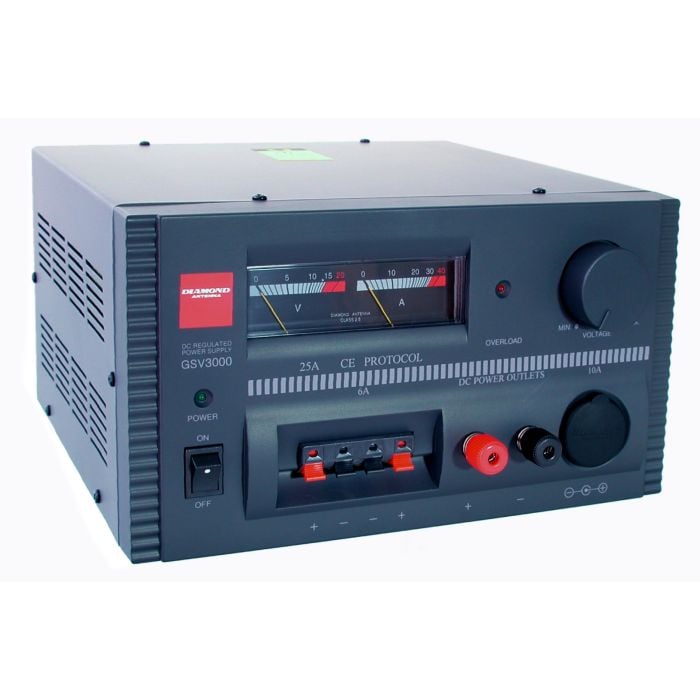 未使用】第一電波工業GSV-3000安定化電源 DC13.8V34Aトランス式 安定化