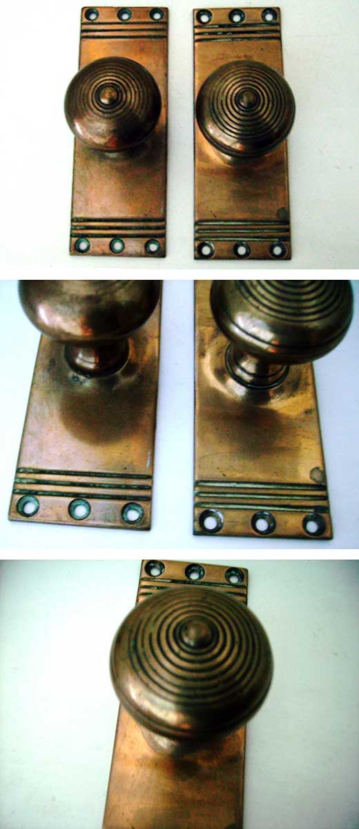 ドアハンドル 銅 ペア