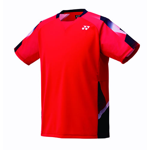 4*葉様 YONEX ゲームシャツ 柳井商工 背面 ユニ Lサイズ レッド (1