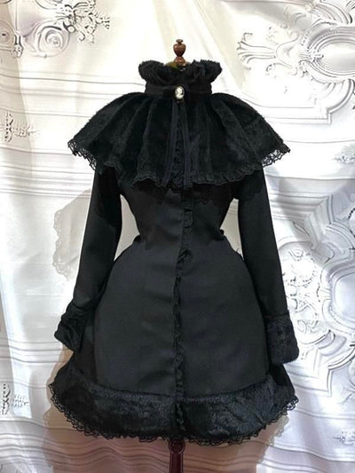 クラシカルプリーツケープ付きファーコート | MARBLE | ロリータ