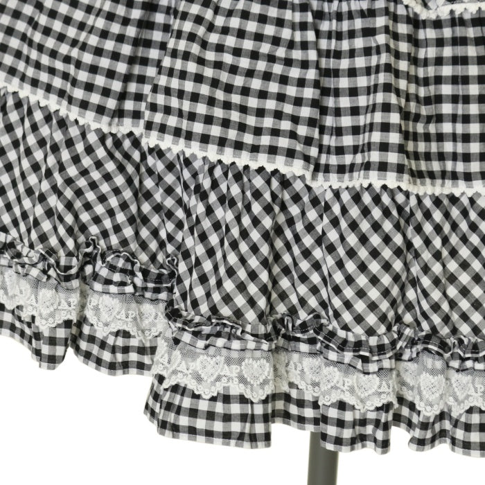 USED】Prettyフリルジャンパースカート（ギンガム） | Angelic Pretty