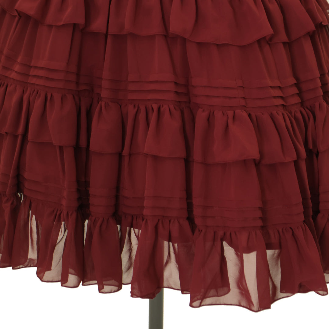 USED】シャーリングシフォンロングアンダードレス | Victorian Maiden