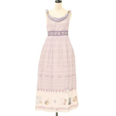 USED】H.Jelly バタフライ柄ハイウエストランダムワンピース | h.NAOTO