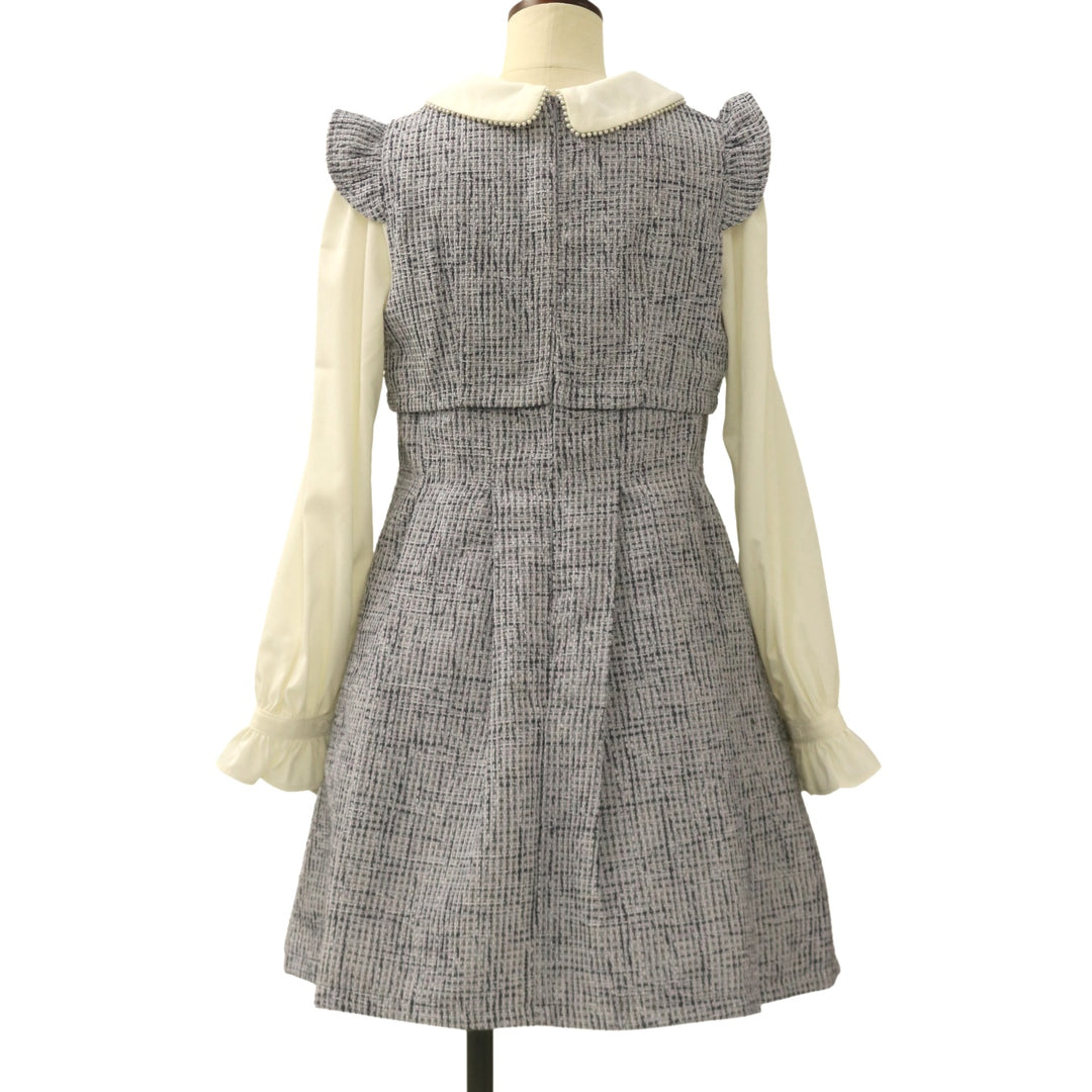 USED】【Mサイズ】セットアップ風ツイードワンピース | Ank Rouge