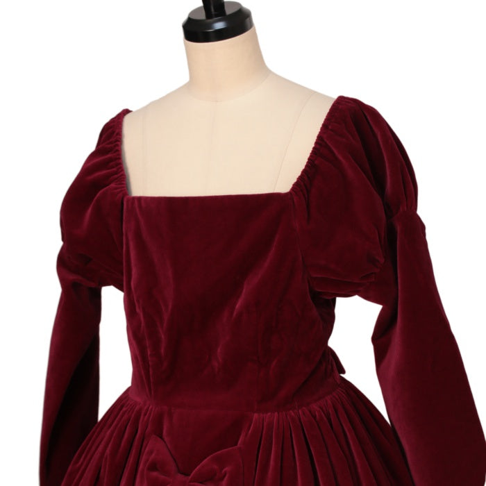 USED】三つリボン別珍ワンピース | Ange Wunderwelt Online Shop