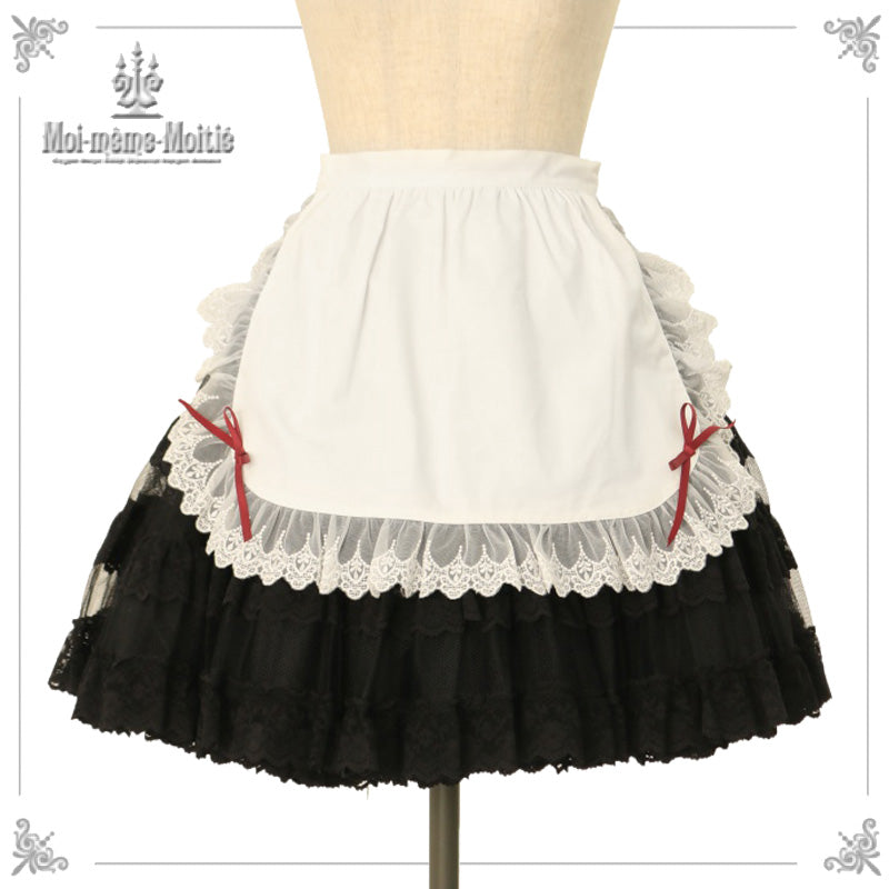 チュールレースサロンエプロン | Moi-même-Moitié | ロリータ ゴスロリ
