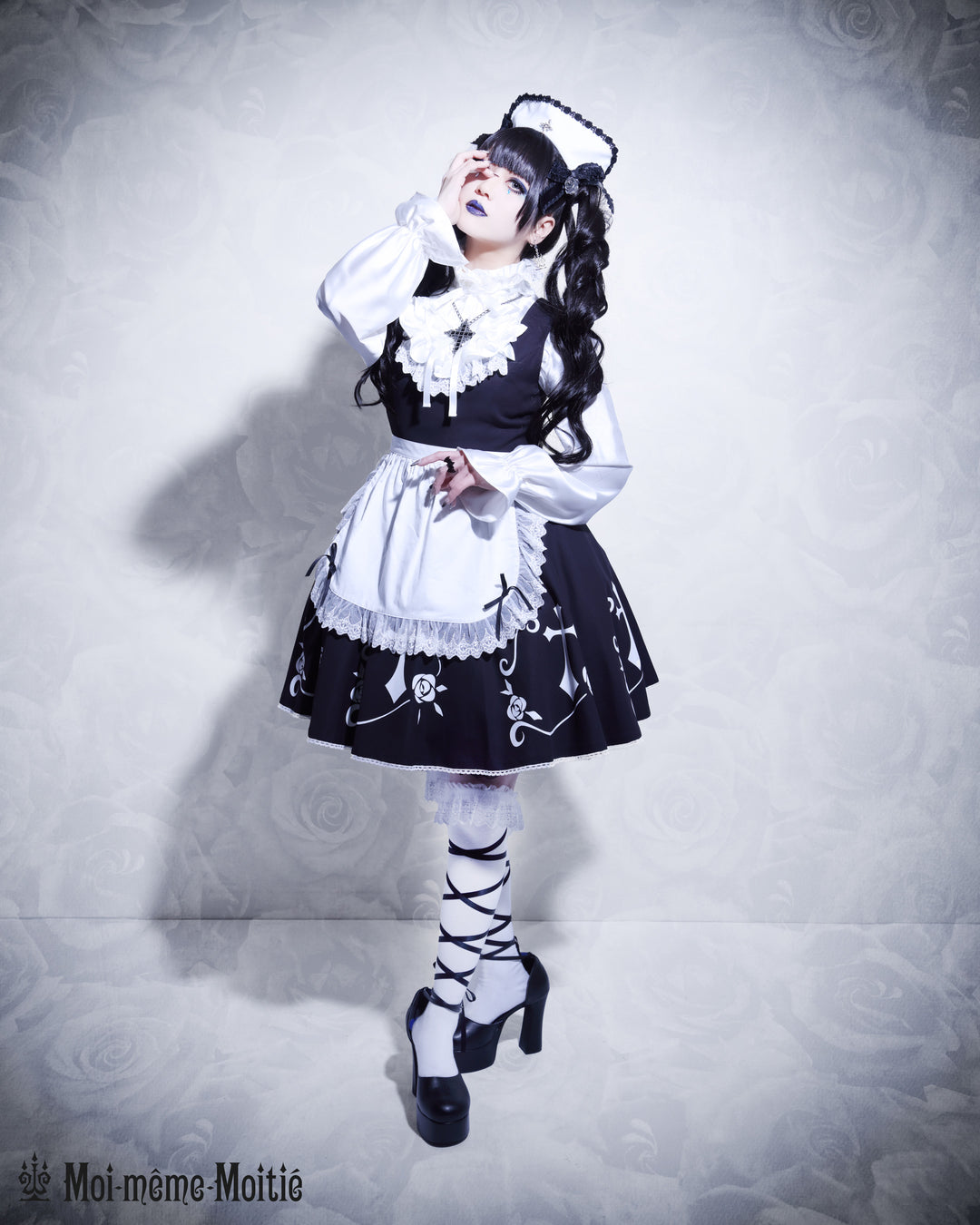 チュールレースサロンエプロン | Moi-même-Moitié | ロリータ ゴスロリ