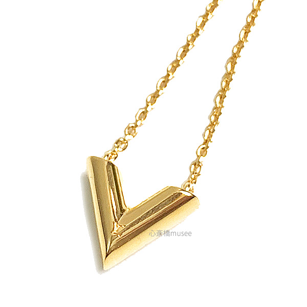 ≪新品≫ Vuitton ルイヴィトン ネックレス・エセンシャルV ゴールド