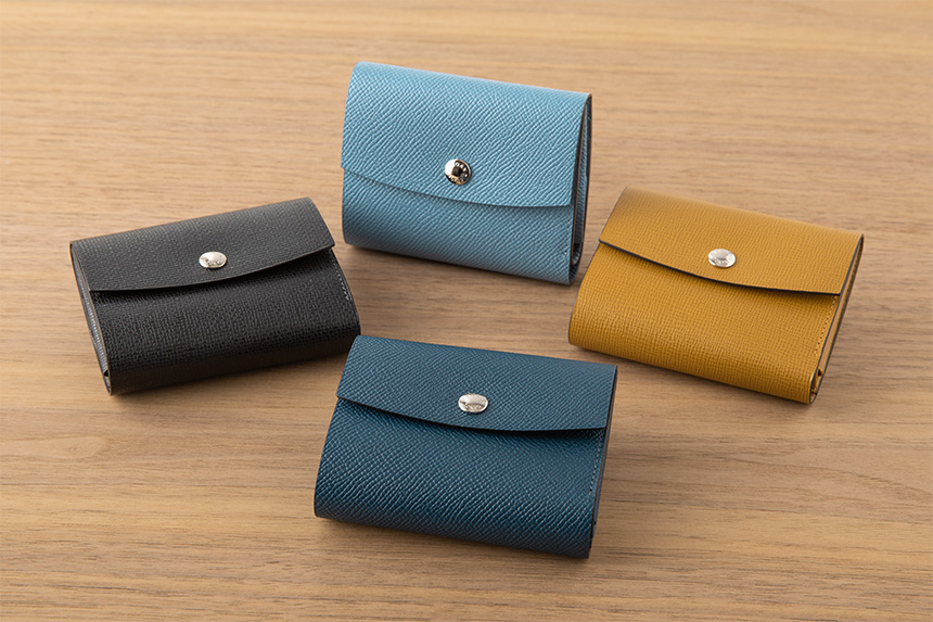 HIROAN（博庵） for TOUCH & FLOW 三つ折りミニ財布｜タッチアンド