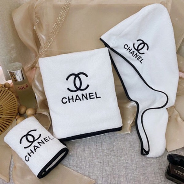 ハイブランドタオル Chanel Hemers Burbery フェイスハンドタオル 大判