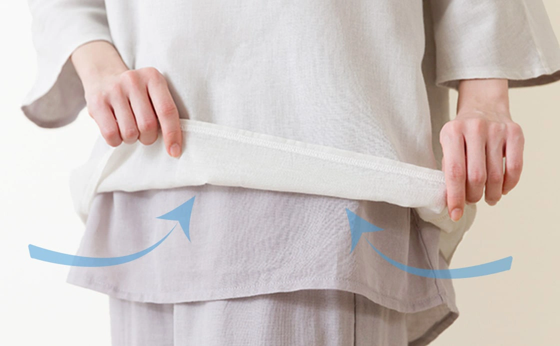 和晒（わさらし） 2枚重ねガーゼパジャマ レディース: パジャマ｜東洋