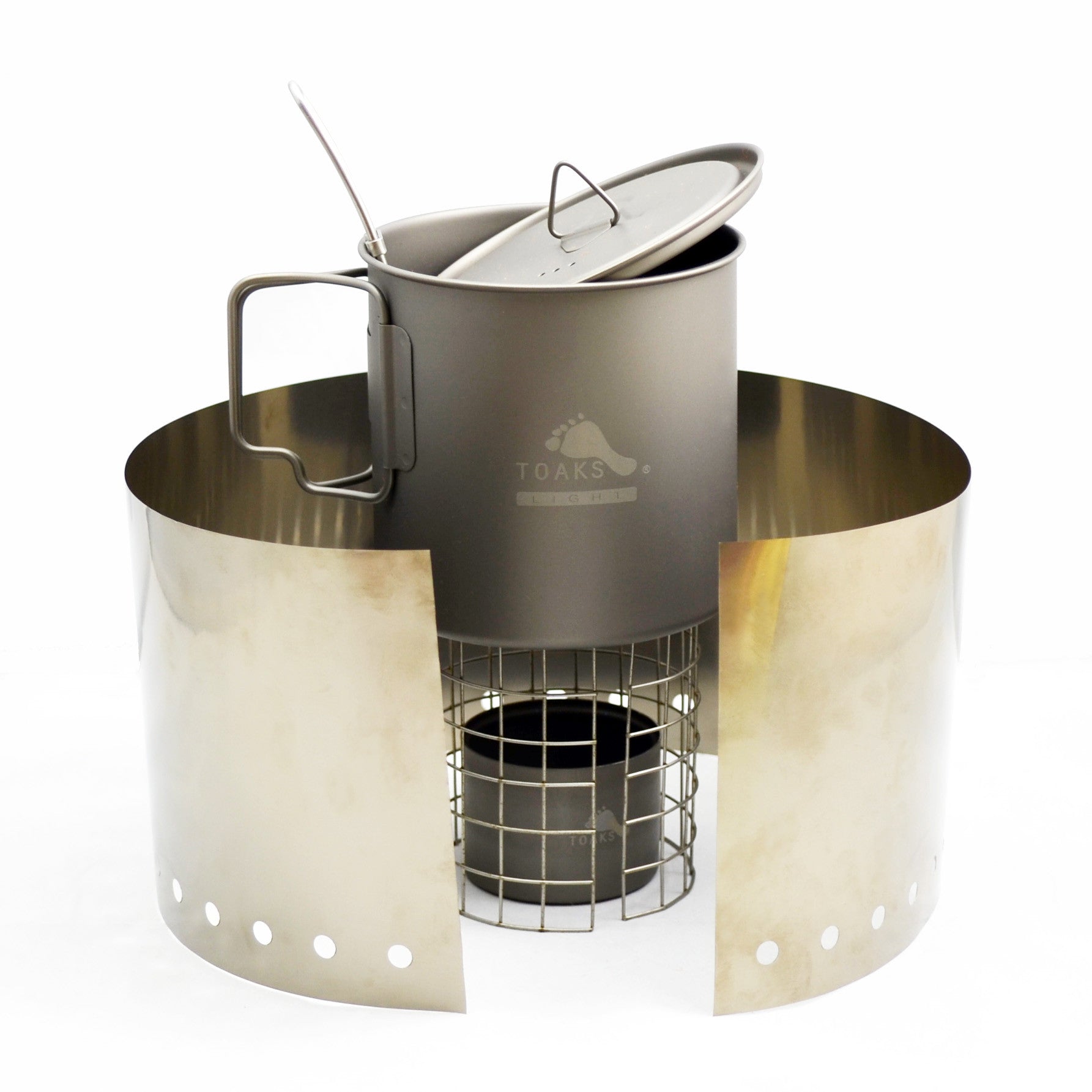 TOAKS Titanium Alcohol Stove Cook System with 650ml Pot – TOAKS