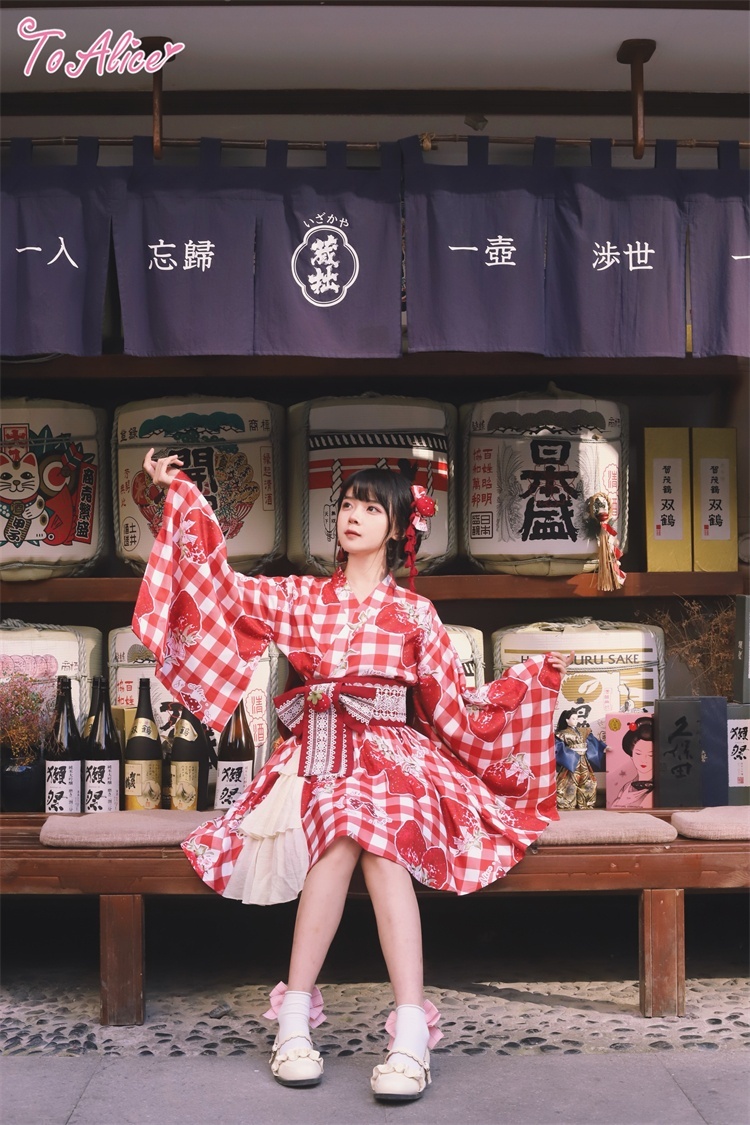 ToAlice】C5130いちご姫浴衣セット - To Alice