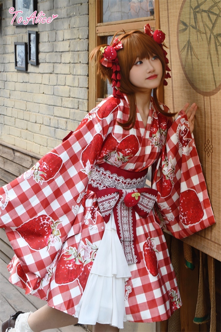 ToAlice】C5130いちご姫浴衣セット - To Alice
