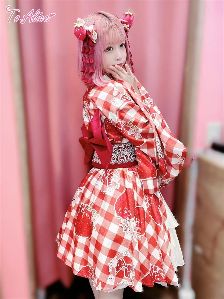 ToAlice】C5130いちご姫浴衣セット - To Alice