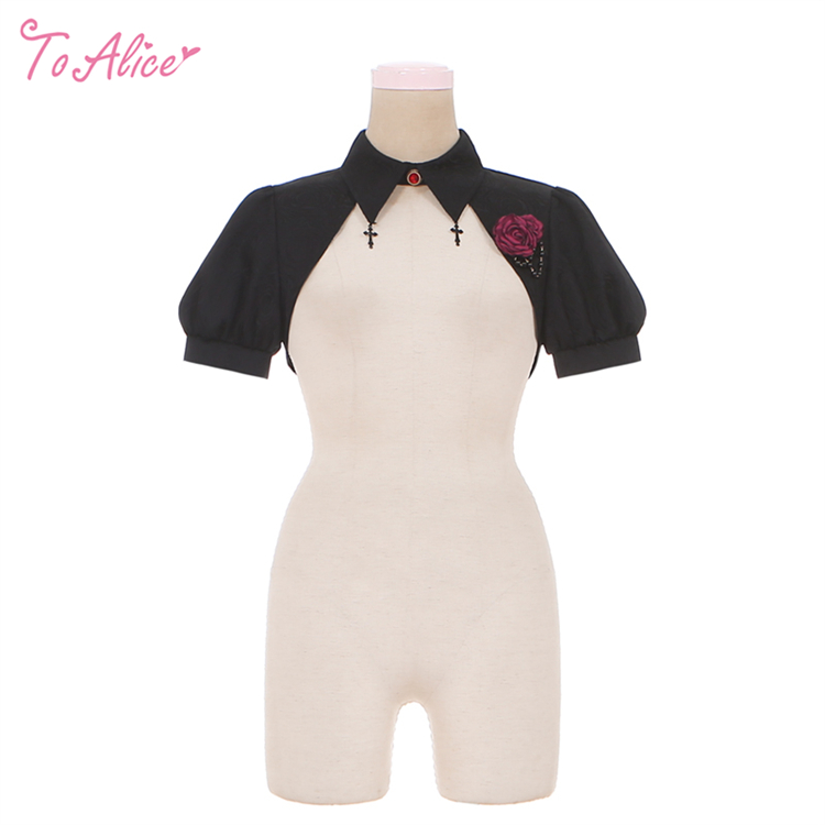 Last one】【BlackShamrock】F58ローズプリンセスショートボレロ - To