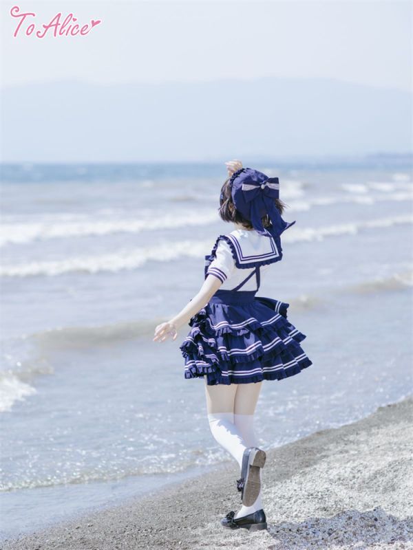ToAlice】L1530マリンアイドルハイウエストティアードスカート - To Alice