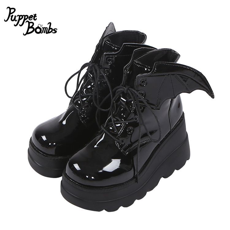 PuppetBombs】QZ4 小悪魔厚底ショートブーツ - To Alice