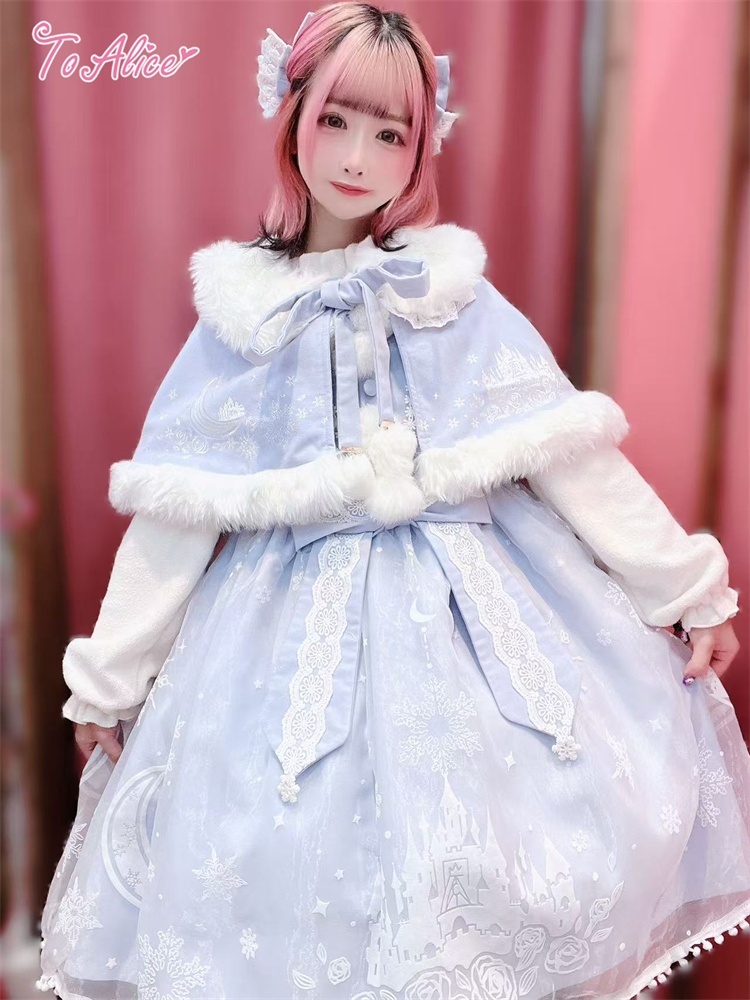 ToAlice】S1109ポンポン付きリボンバレッタ - To Alice