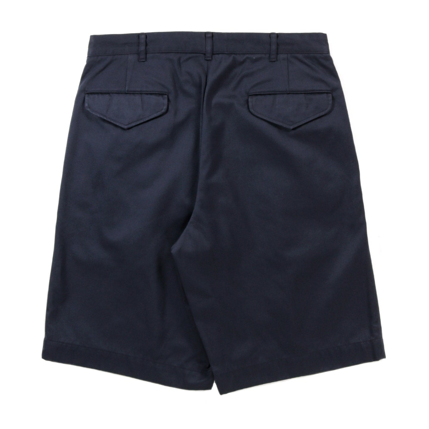 NANAMICA DOUBLE PLEAT CHINO SHORTS NAVY | TODAY CLOTHING