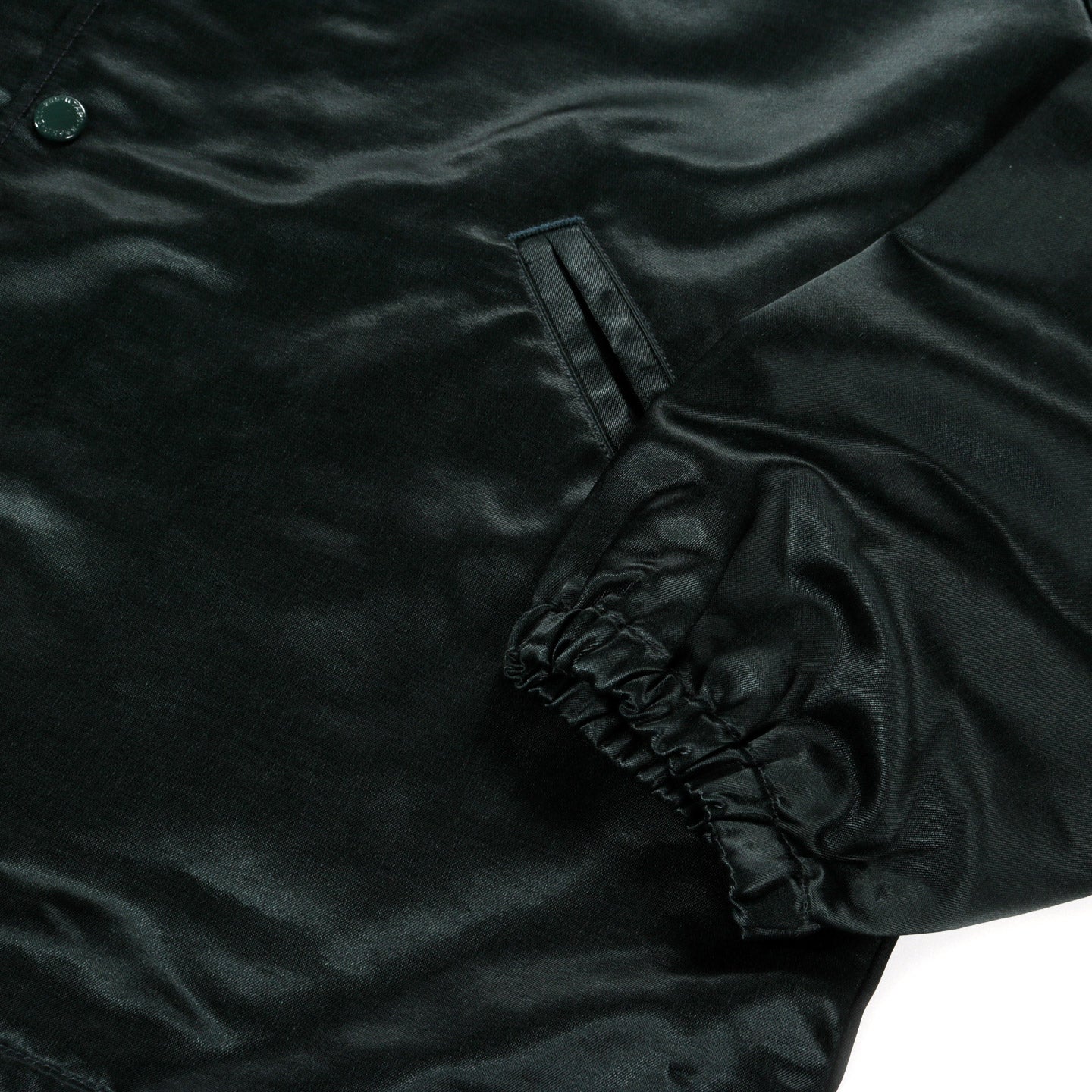 WTAPS SATIN LEAGUE JACKET GREEN | TODAY CLOTHING