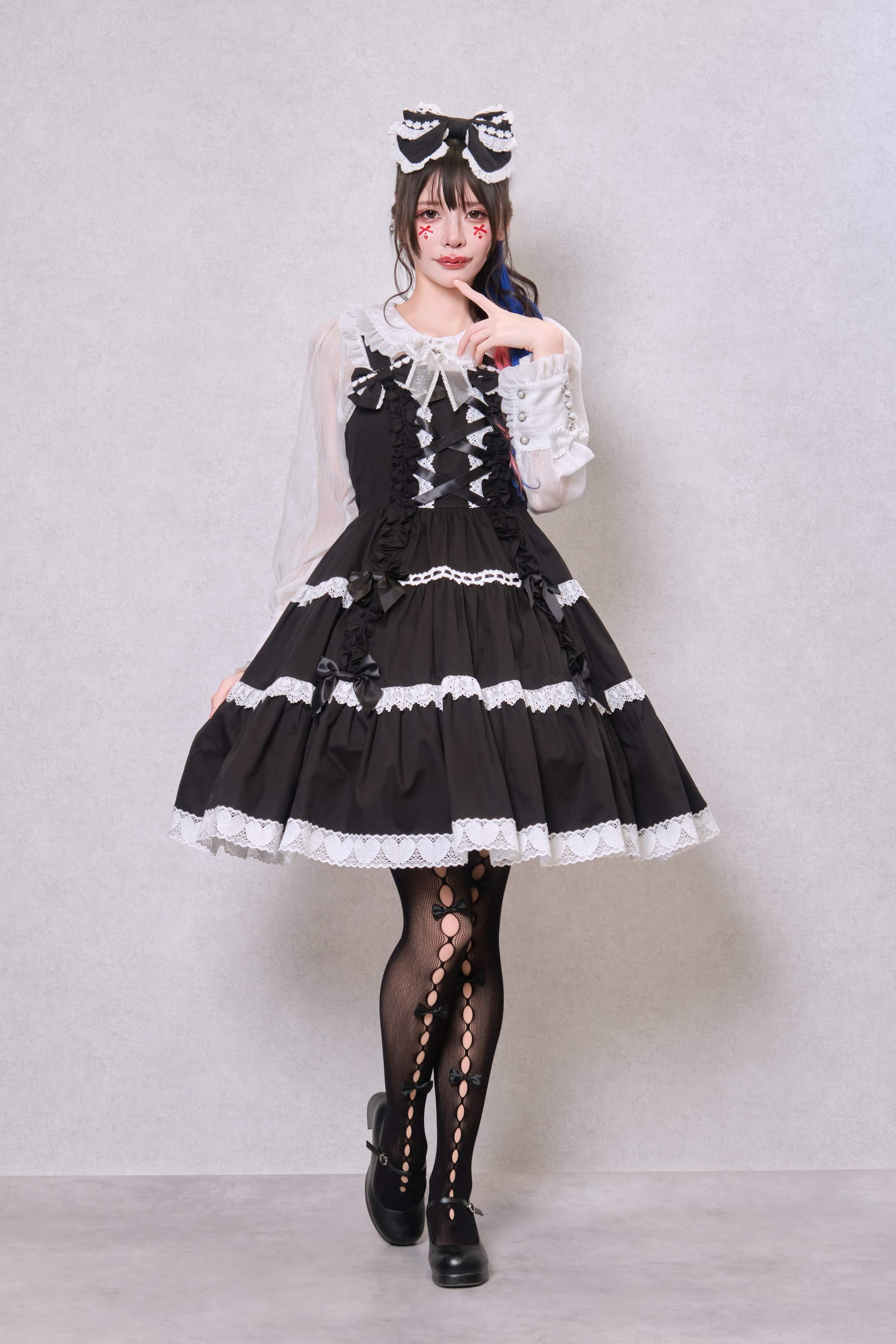 肩リボンジャンパースカート｜東京ロリィタ-TOKYO LOLITA｜ロリータ服