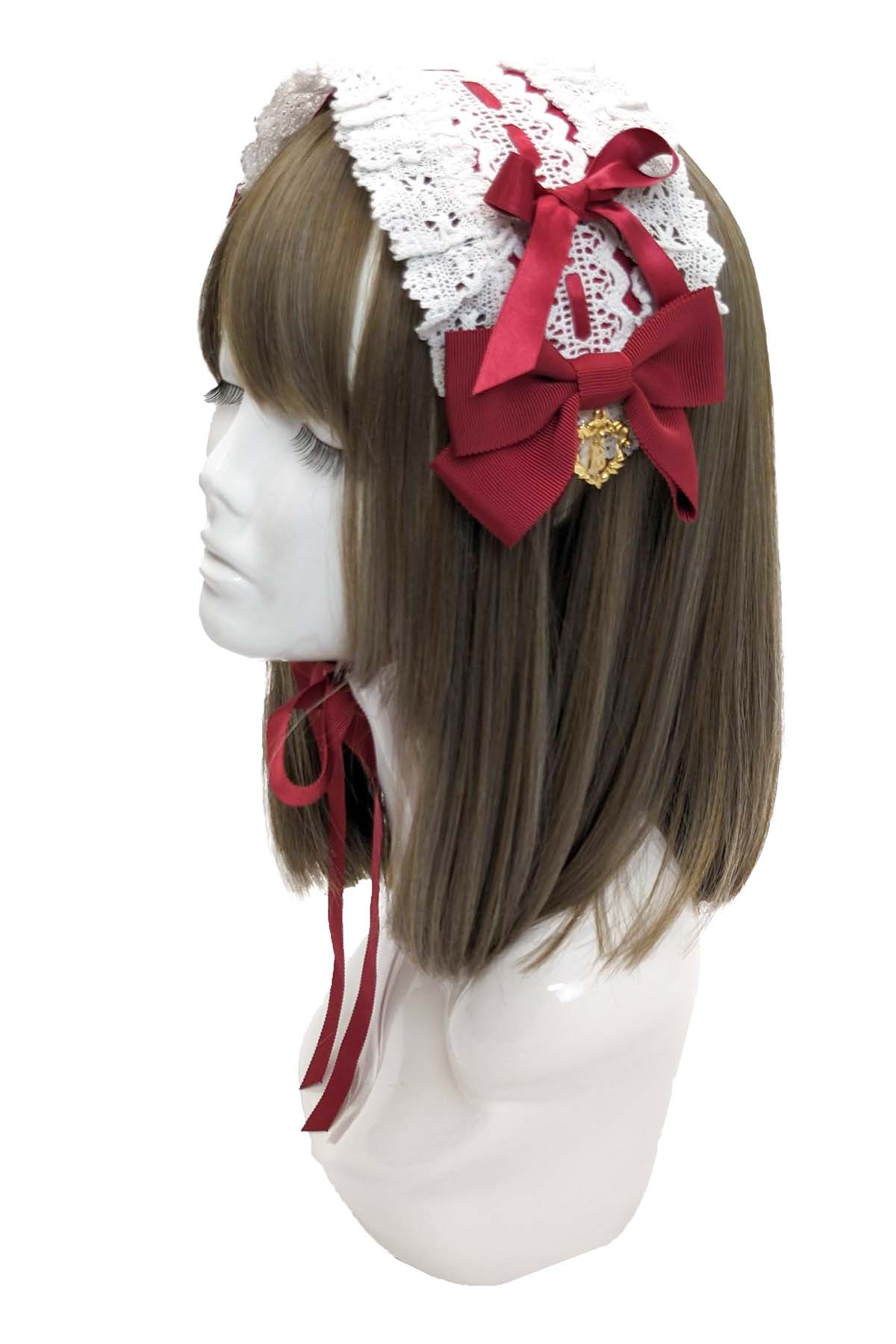 プリンセスドロップヘッドドレス(赤)｜東京ロリィタ-TOKYO LOLITA