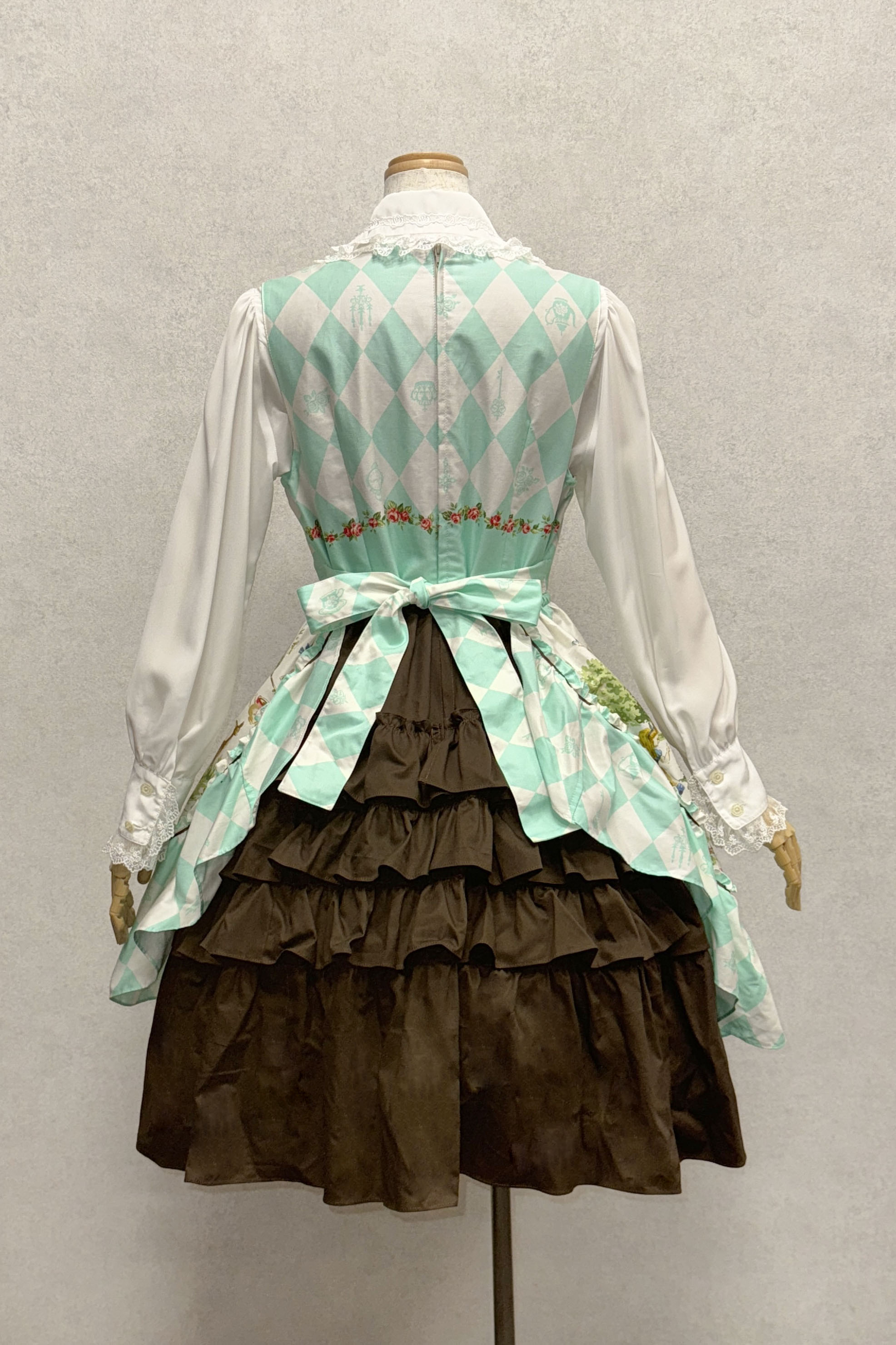 アリスレベッカジャンパースカート+ヘッドドレス(チョコミント)｜東京