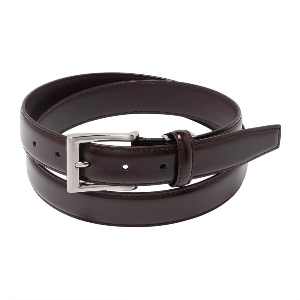 ベルト スクエアバックル サイズ調節可能 110cm メンズ(B11 ブラウン