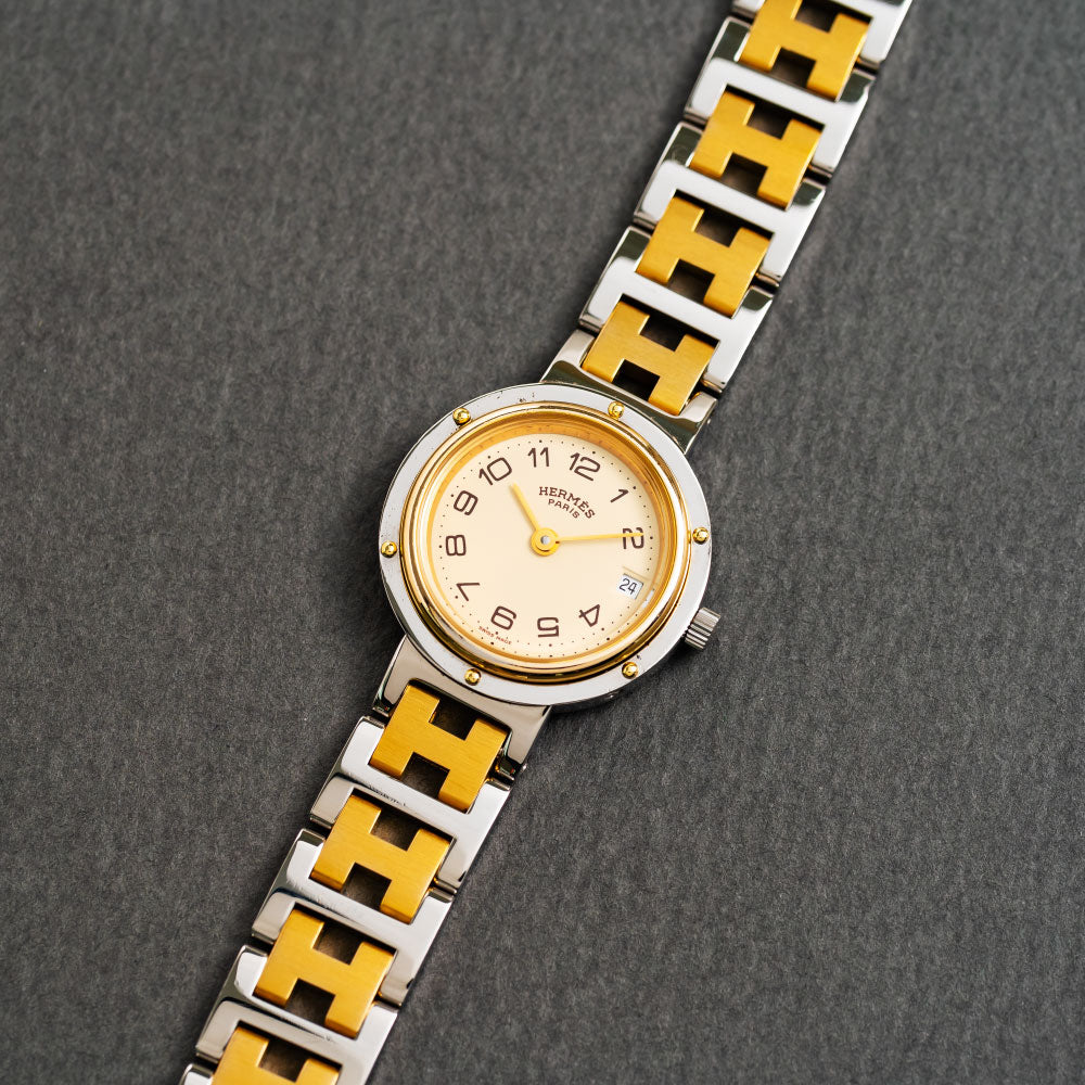 HERMES エルメス クリッパー CL4.220 No.6141 クオーツ 2000年代製