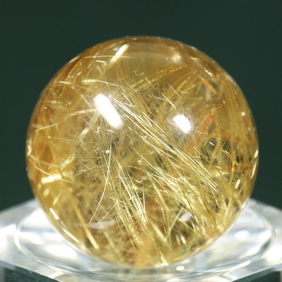 ゴールデンルチルクォーツ丸玉 23mm (63)