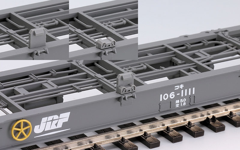 JR貨車 コキ106形（グレー・コンテナなし）｜製品情報｜製品検索｜鉄道