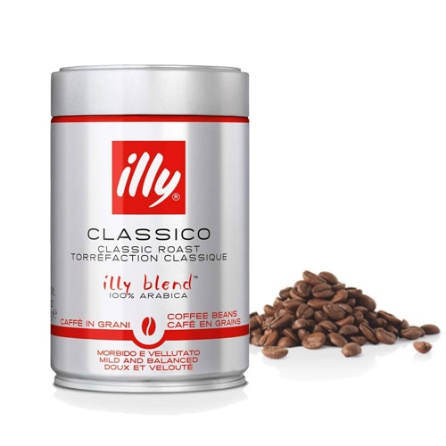 illy イリー ブレンド ミディアムロースト 豆缶 250g クラシコ