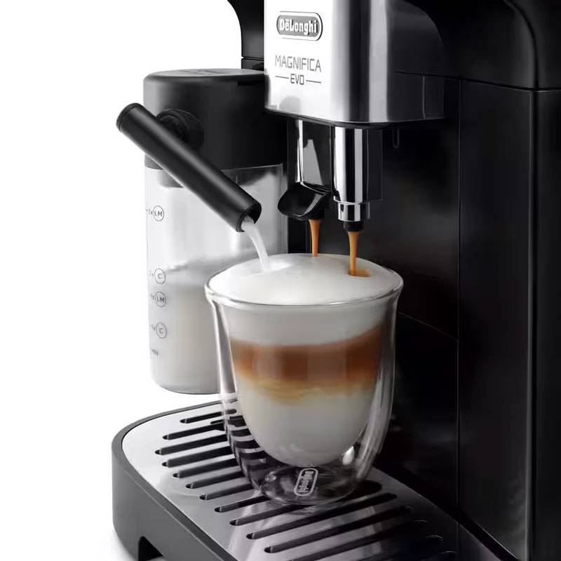 デロンギ マグニフィカ イーヴォ 全自動コーヒーマシン ブラック