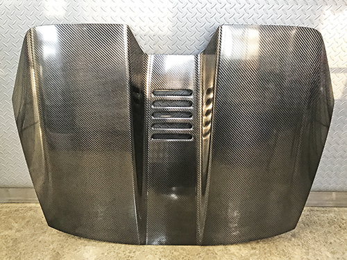 S660カーボンエンジンフード