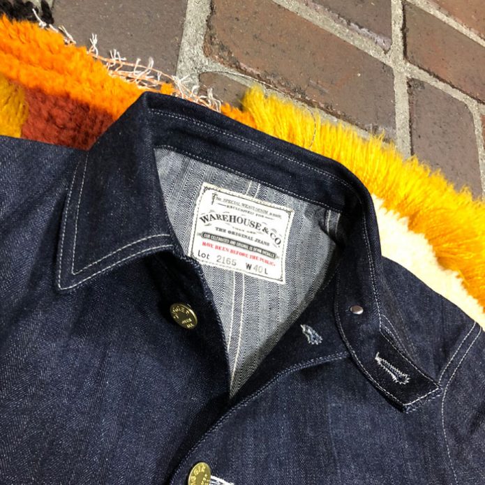 ウエアハウスインディゴヘリンボーン カバーオール入荷しました