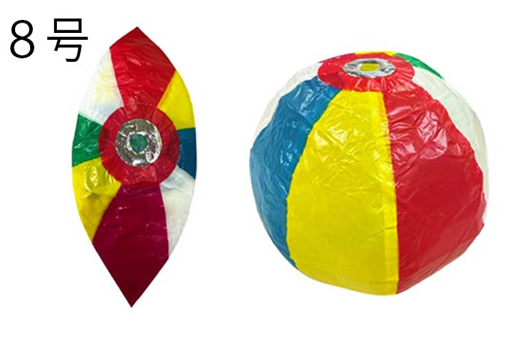8号紙風船（約22cm）膨らまし直径(約14.5cm) おもちゃの龍屋 卸ECサイト