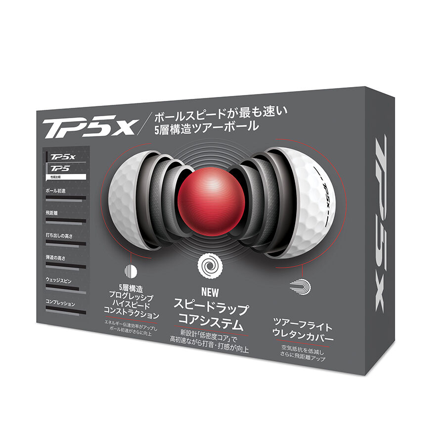 TP5x ボール |TP5x BALL | TaylorMade Golf | テーラーメイド ゴルフ