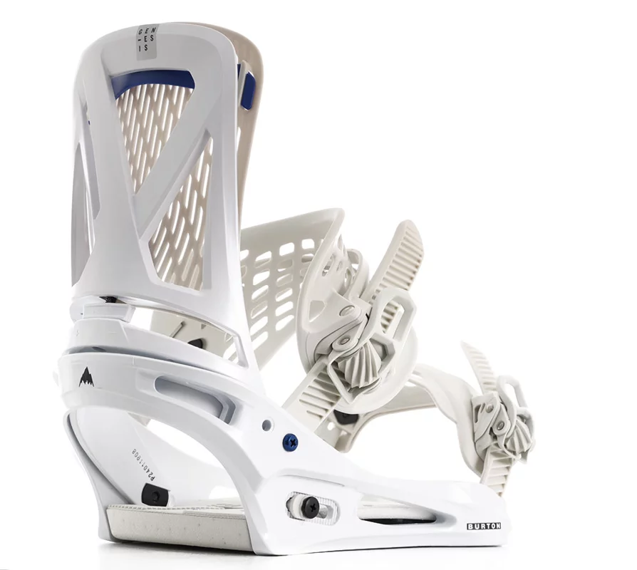 Burton Genesis Snowboard Bindings 2025 - white | Tactics