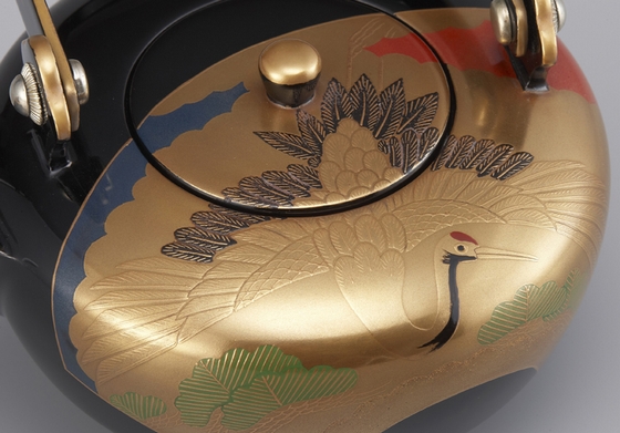 屠蘇器・重箱セット 地紙扇面蒔絵 2,750,000円(税込） | 輪島塗の