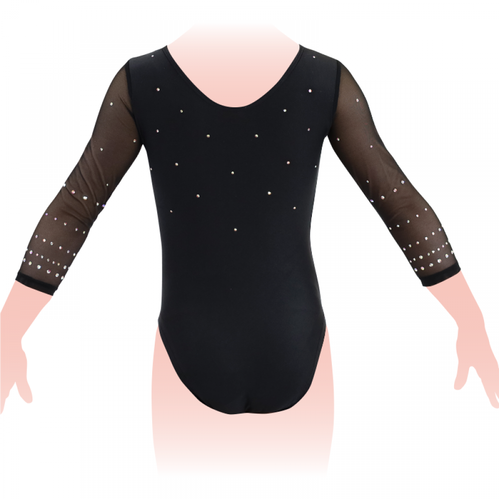 3688b (クリスタル7分袖レオタード)|体操競技 女子|AIRMOVE - エアムーブ