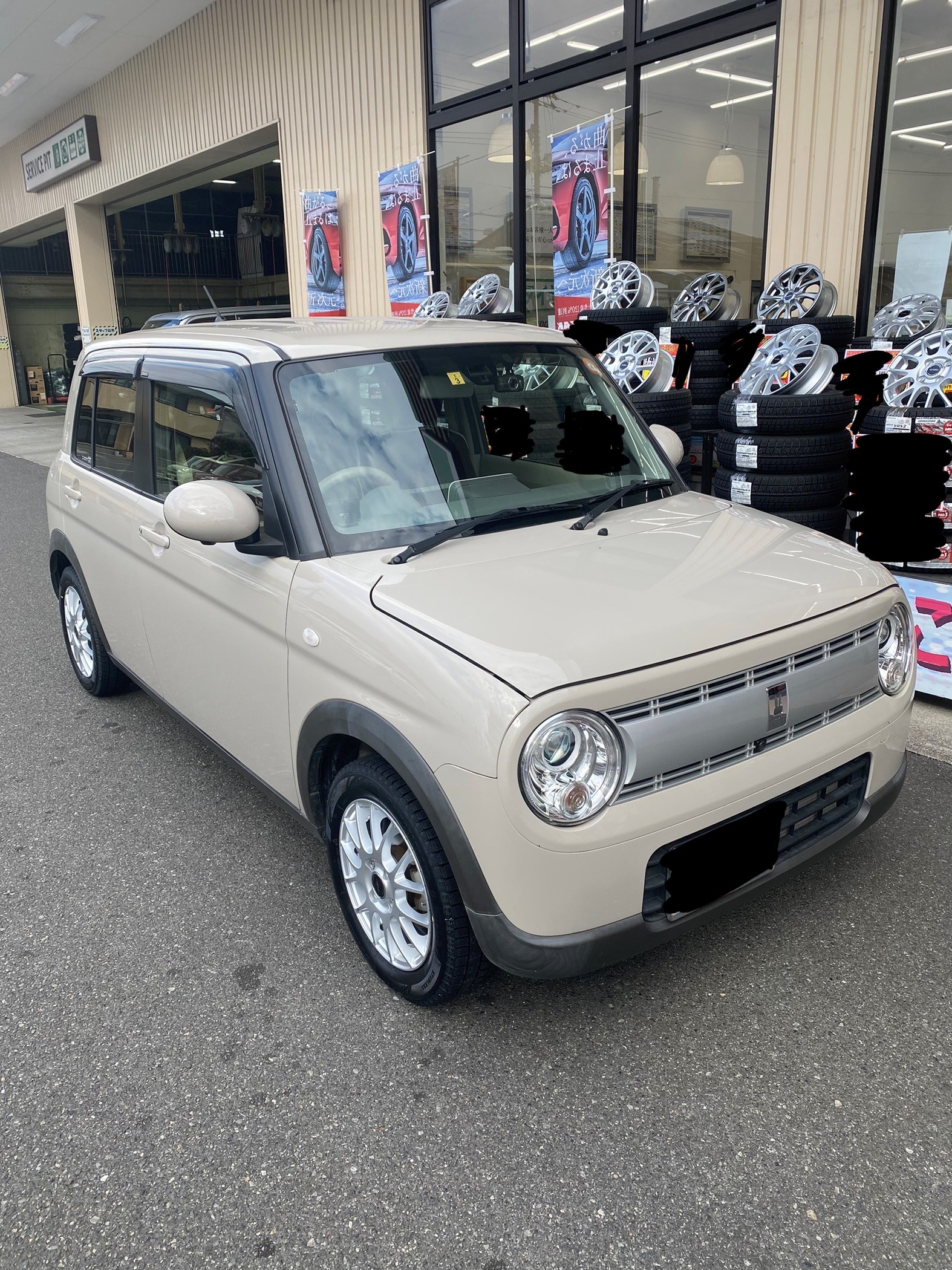 ラパン】スタッドレスタイヤホイールセット販売。 | 店舗おススメ情報